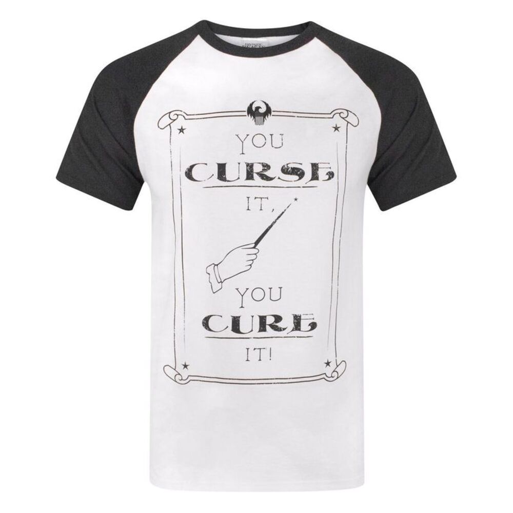 Fantastic Beasts And Where To Find Them Mens Curse It Cure It  T-Shirt / Multico